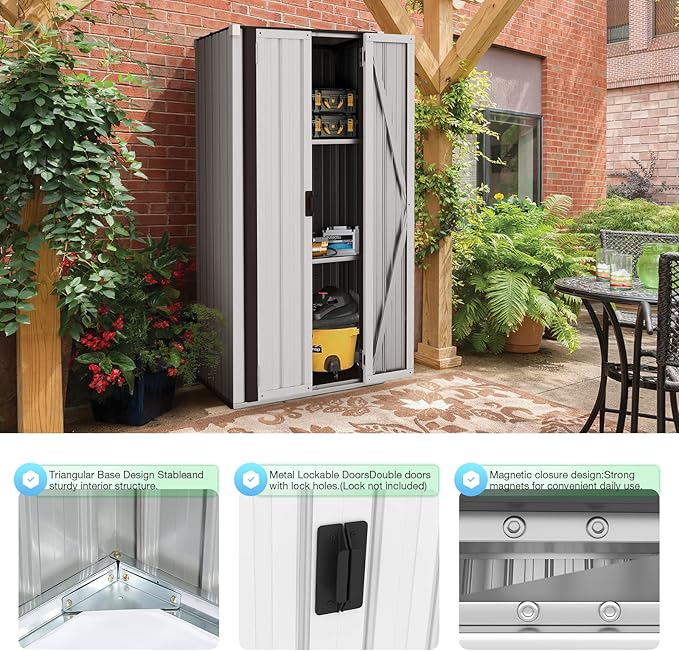 AECOJOY Outdoor Storage Cabinet Waterproof - Image 5