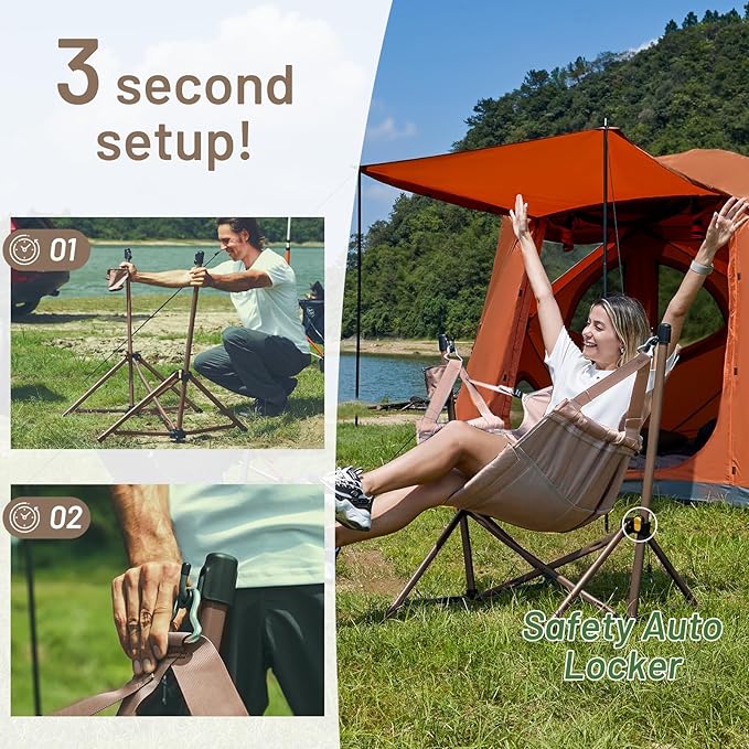 TIMBER RIDGE Hammock Camping Chair - Image 5