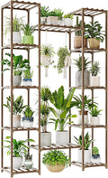 Bamworld Large Plant Stand Indoor Tall Plant Shelf Outdoor Corner Plant Holder by Bamworld