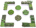 A ANLEOLIFE 8-Pack 4X4X1.5ft & 74x74x18in Deep Root Galvanized Raised Garden by AAnleolife
