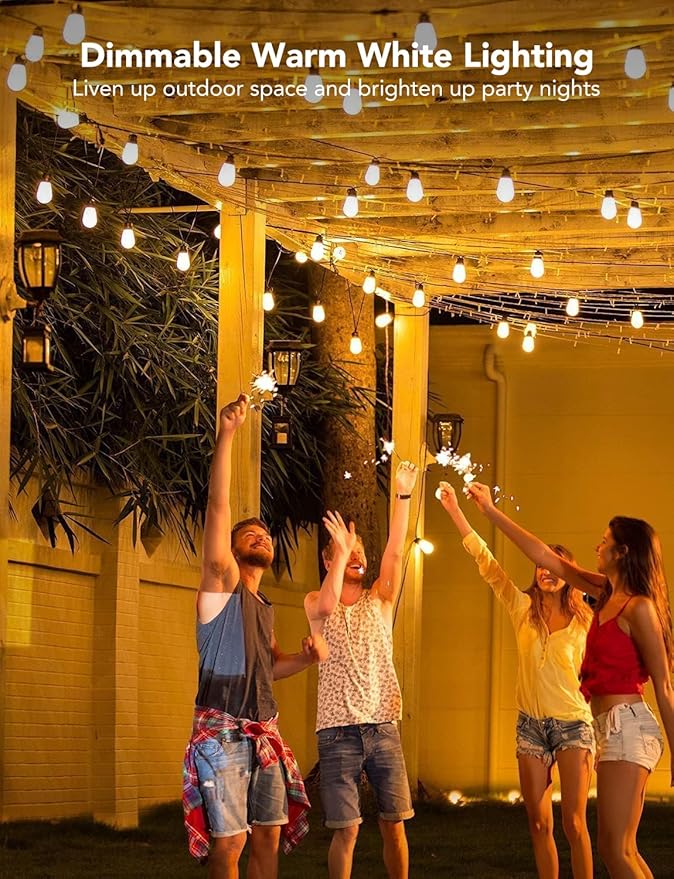 Govee Smart Outdoor String Lights H7029, 24ft RGBIC Outdoor Lights - Image 3