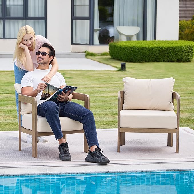 Outdoor Furniture Set, Metal Modern Outside Furniture - Image 6