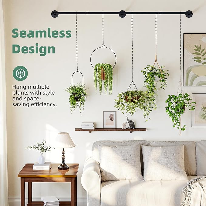 Plant Hanger Indoor with 6 Hanging Chains Hanging Planters - Image 3