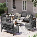 Aluminum Outdoor Patio Furniture Set by Oasbira