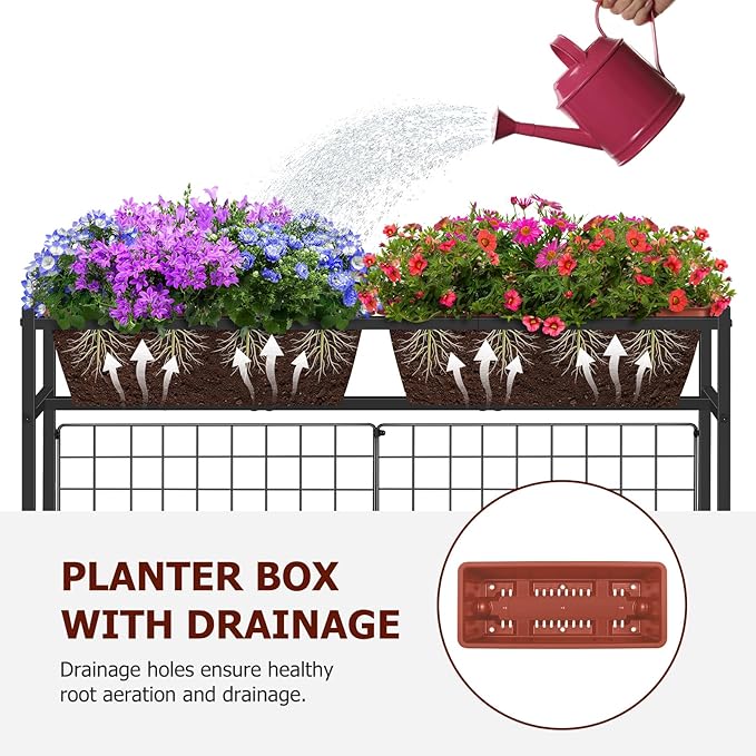 Raised Garden Beds with Legs, Elevated Planter Box Outdoor - Image 3