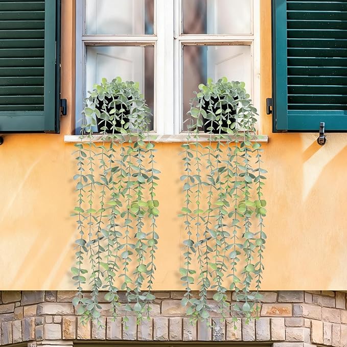Waipfaru 2Pcs Fake Hanging Plants - Image 9