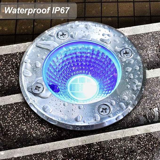 4 Pack 3w 12v Low Voltage In-ground Lights LED Landscape Light Waterproof IP67 - Image 5