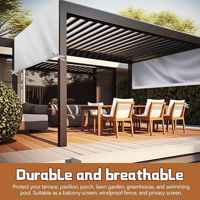 Universal Pergola Replacement Canopy Outdoor Canopy Shade Cover Waterproof - Image 6