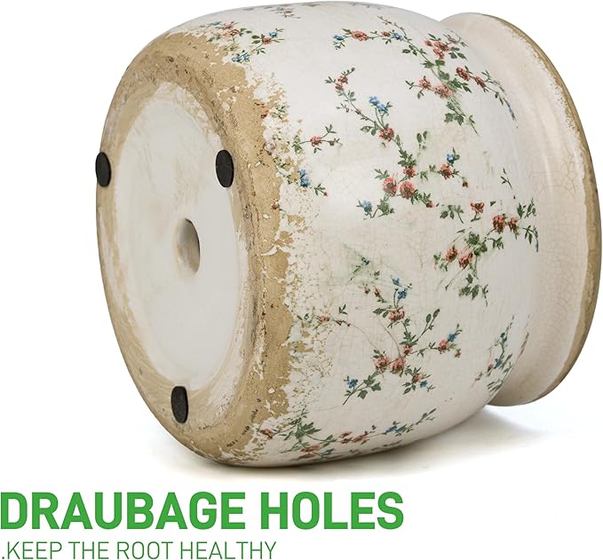 Flower Pot, Vintage Ceramic Pot - Image 2