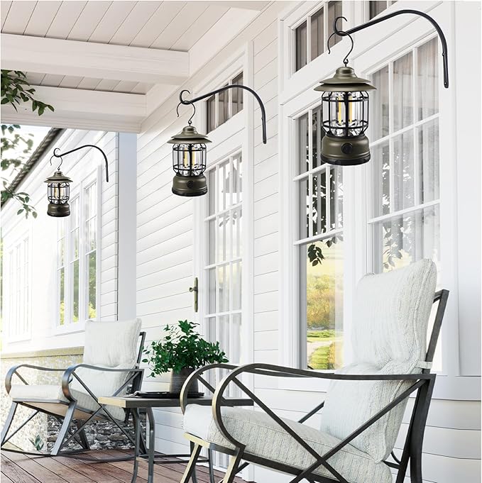 11 inch Plant Hanger, Sturdy Hanging Plant Bracket Outdoor, Hanging Plant Wall - Image 8