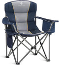 ALPHA CAMP Heavy Duty Camping Chair 500LBS Capacity, Oversized Folding Chair by ALPHACAMP