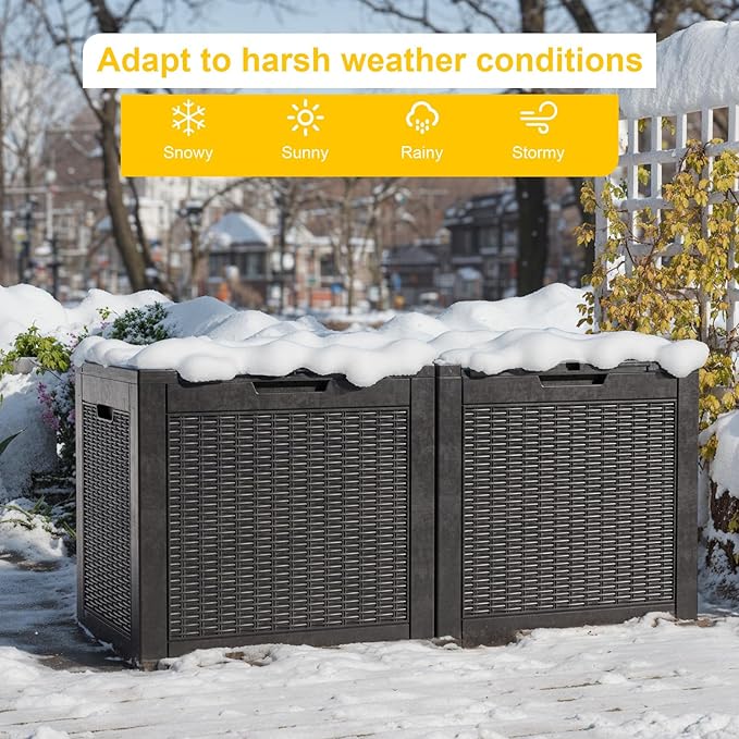 ROJIK 30Gallon Outdoor Storage Box - Image 4