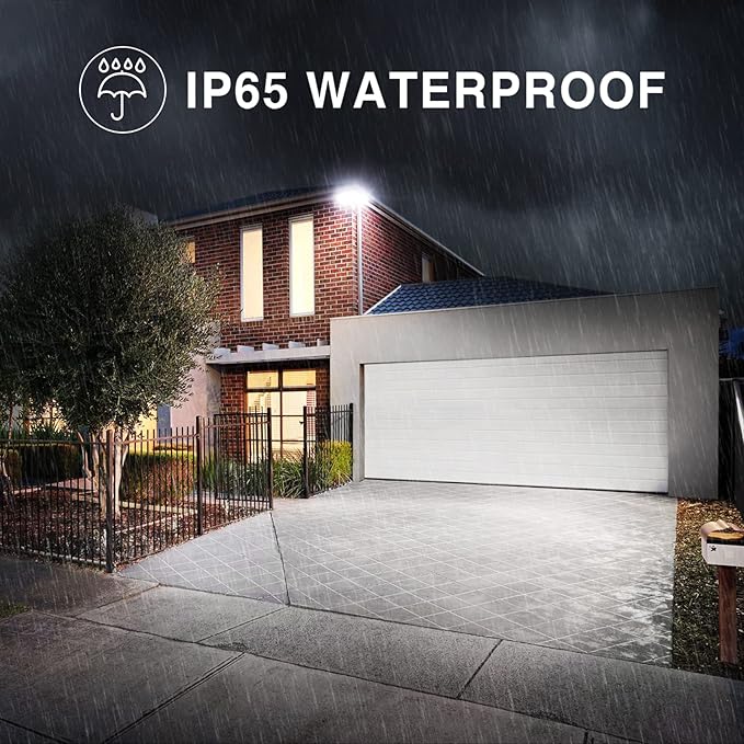 Onforu 130W LED Security Light, 13000LM Outdoor Indoor Flood Light Switch - Image 5