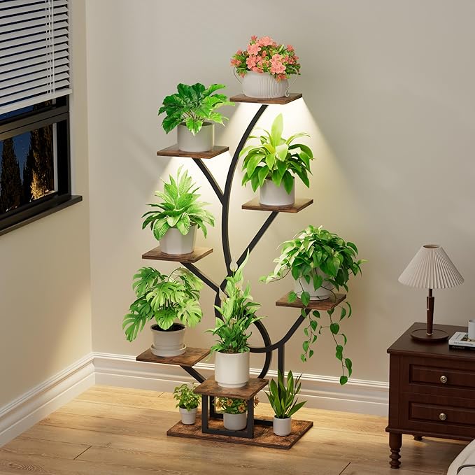 Plant Stand Indoor with Grow Lights - Image 5
