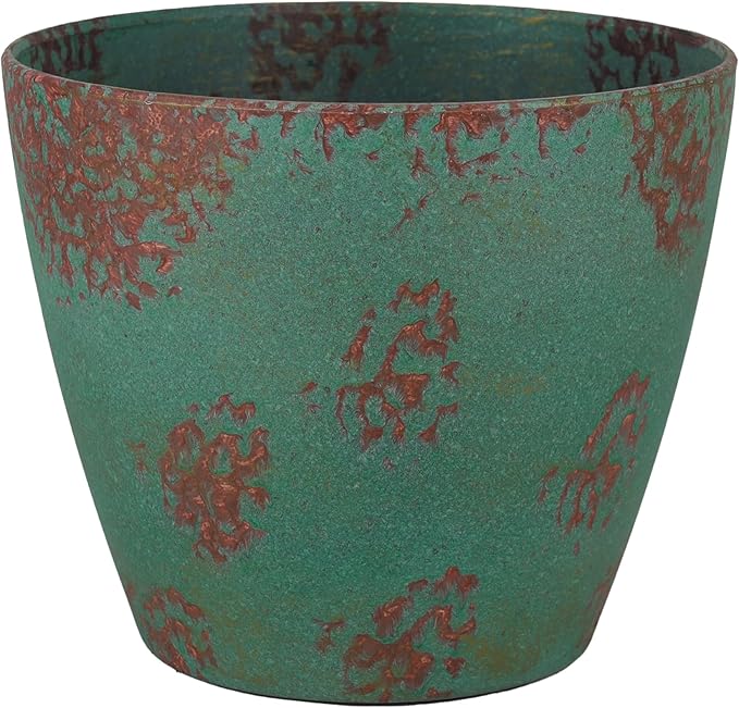 Classic Home and Garden Premiere Collection Planter Vogue, Patina Copper by ClassicHomeandGarden