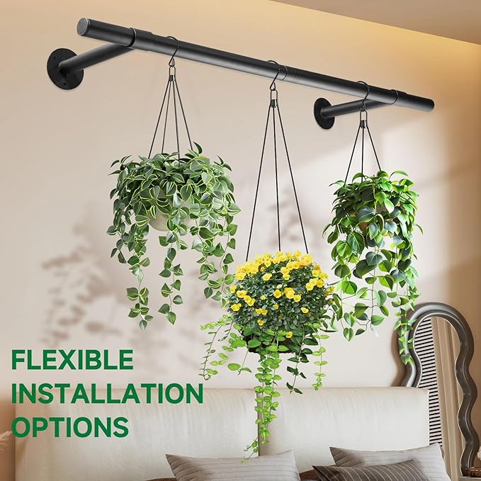 2 pcs Hanging Planters Rod – Plant Hanger Indoor - Image 6