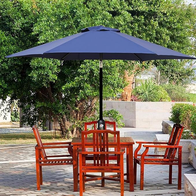 Blissun 7.5 ft Patio Umbrella, Yard Umbrella, Outdoor Market Umbrella - Image 8