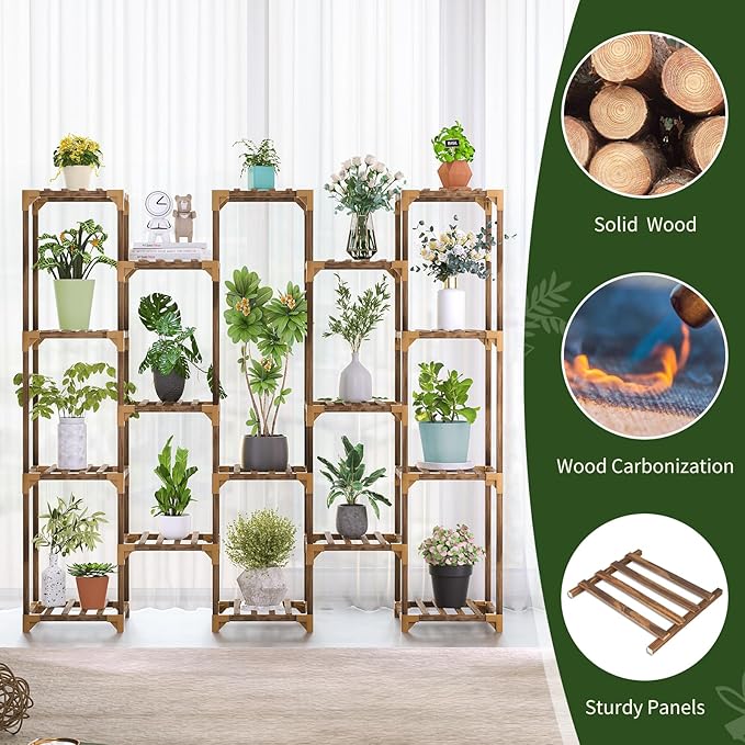 Uneedem Plant Stand Indoor Outdoor, Tall Plant Shelf - Image 5