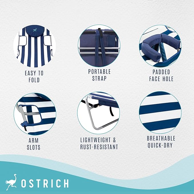 Ostrich the Backpack Chaise Lounge, Folding & Reclining Outdoor Beach Chaise - Image 5