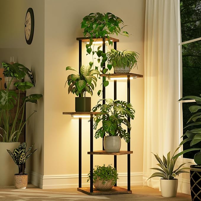 Bamworld Tall Plant Stand Indoor - Image 6