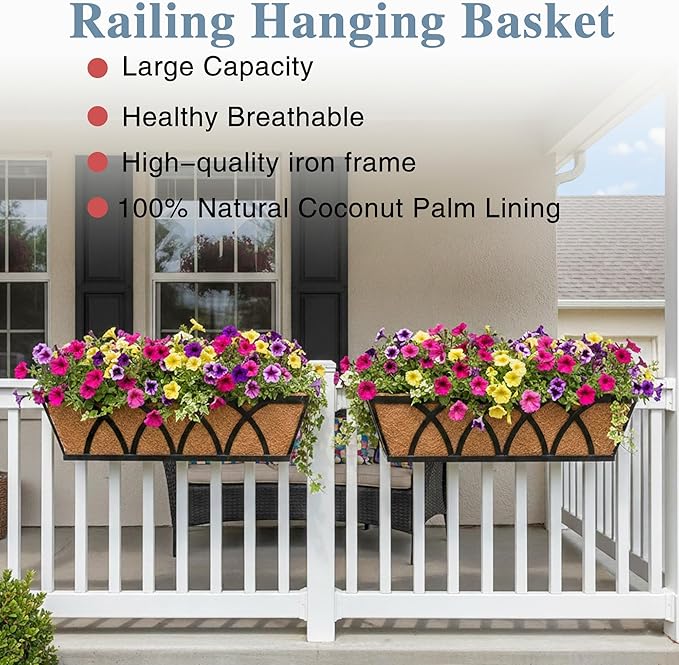 Window Deck Railing Planters Boxes - Image 2