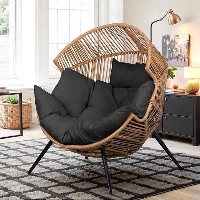 Vongrasig Wicker Egg Chair PE Rattan Chair by Vongrasig