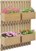 Outsunny 4 Box Raised Garden Bed by Outsunny