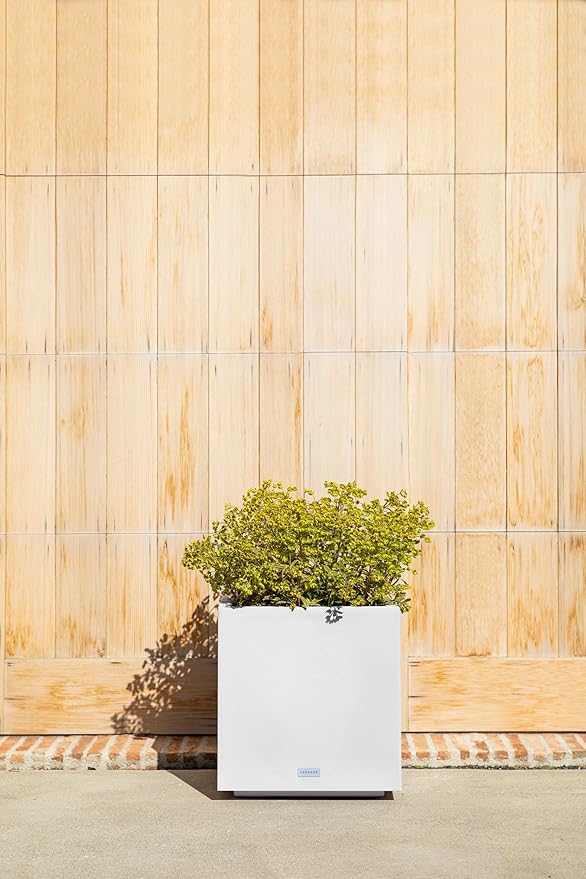 Veradek Block Series Cube Plastic Planter - Image 7