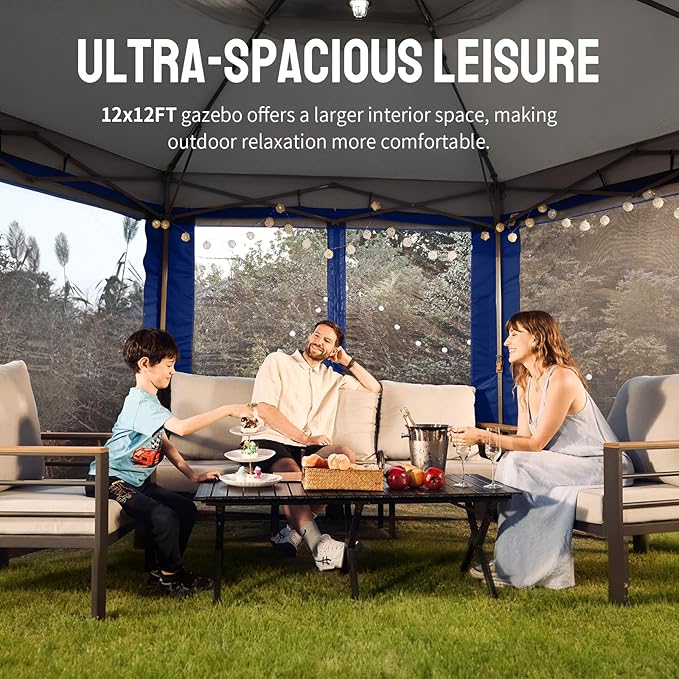 CROWN SHADES 12x12 Pop Up Gazebo - Image 4