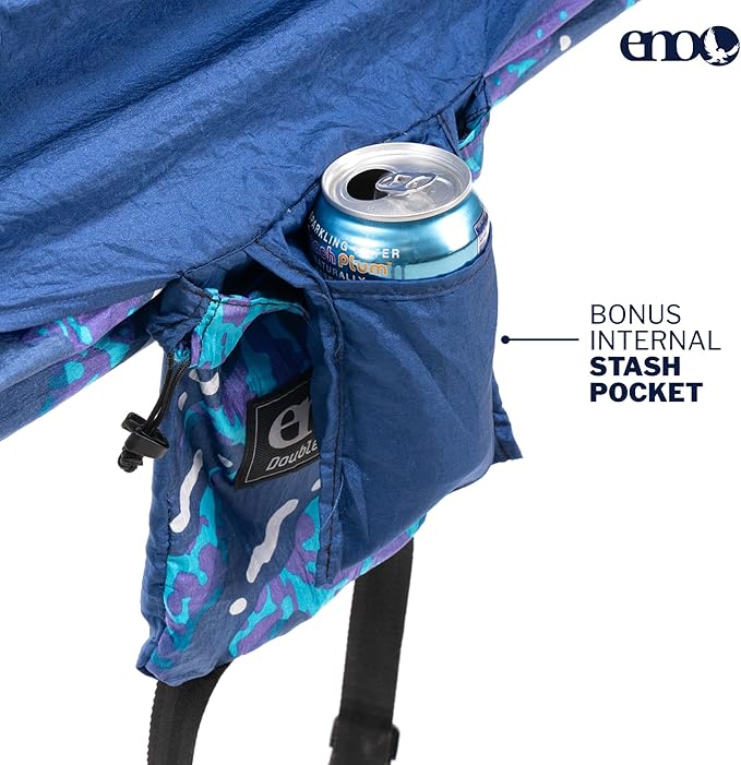 ENO, Eagles Nest Outfitters DoubleNest Lightweight Camping Hammock, 1 to 2 - Image 3