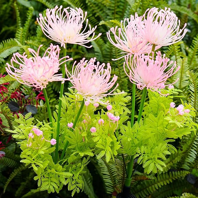 Solar Garden Lights Glowing Flowers & Stems, Outdoor Garden Decoration - Image 7