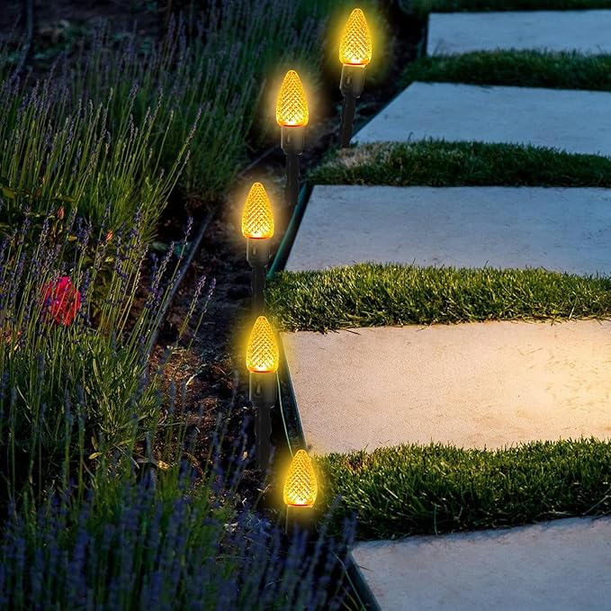 60 Pcs 5 Inch Christmas Light Stakes Universal Yard Lawn Holiday Light Stakes - Image 5