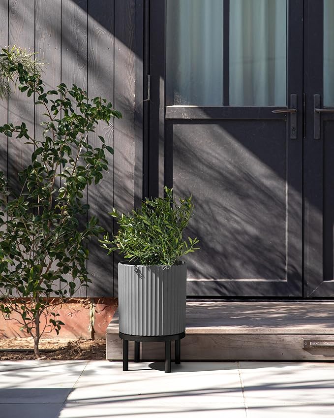 Veradek Demi Series Round Planter w/Stand - Image 6