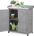 Outdoor Storage Cabinet & Potting Bench Table by OutdoorFurniture