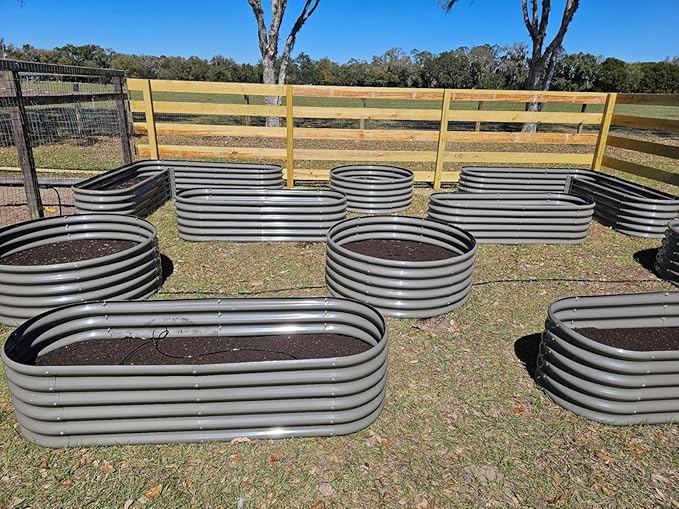 A ANLEOLIFE 33-Pack Deep Root Galvanized Raised Garden Beds Outdoor - Image 3