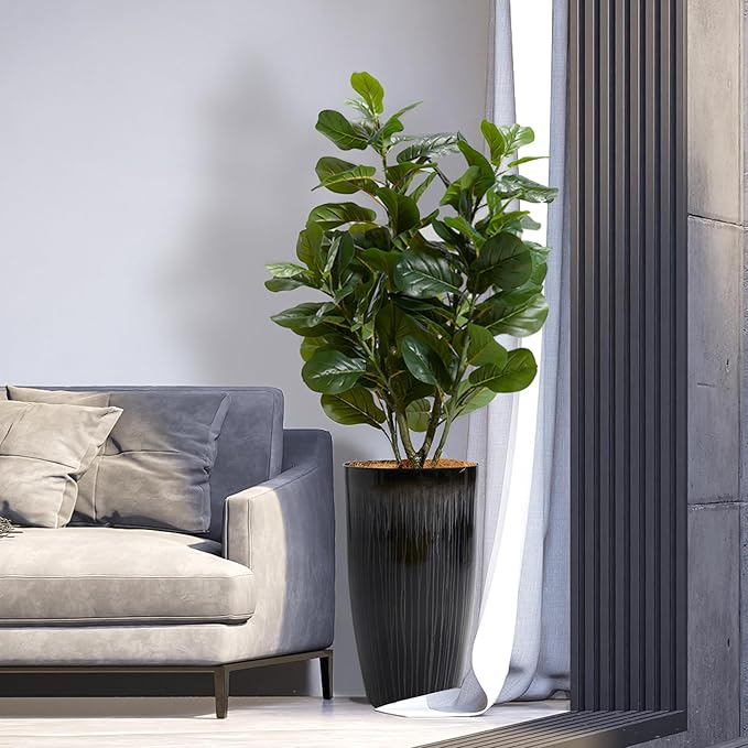 Worth Garden 23.5" H. Large Plastic Planters - Image 6