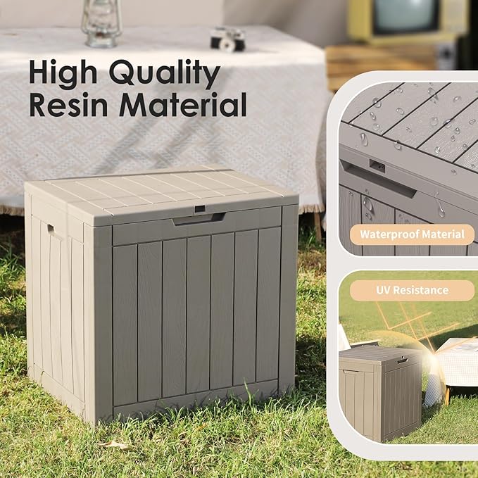 DRATO Deck Boxes, 30 Gallon Outdoor Storage Box - Image 2