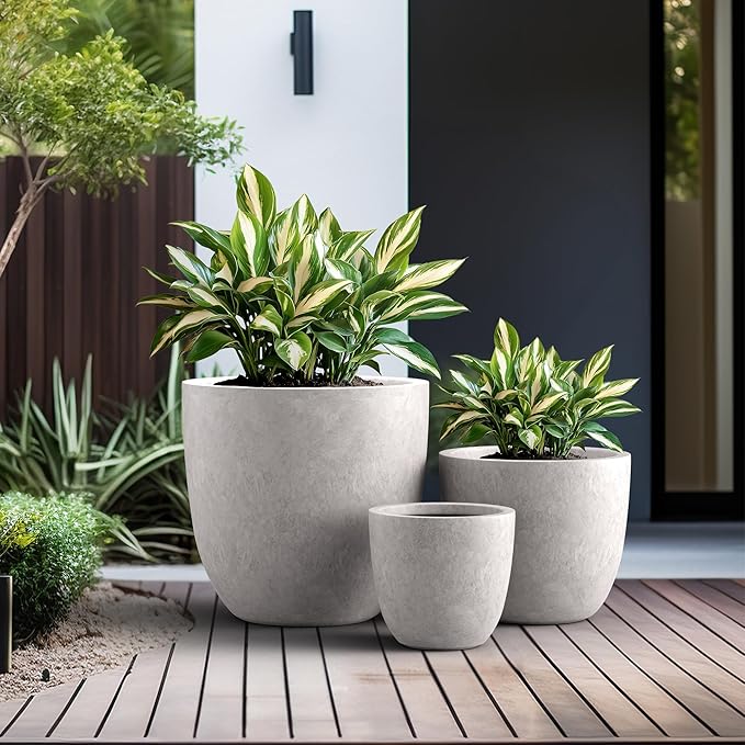 Kante 18", Outdoor Indoor Large Planter Pots - Image 4