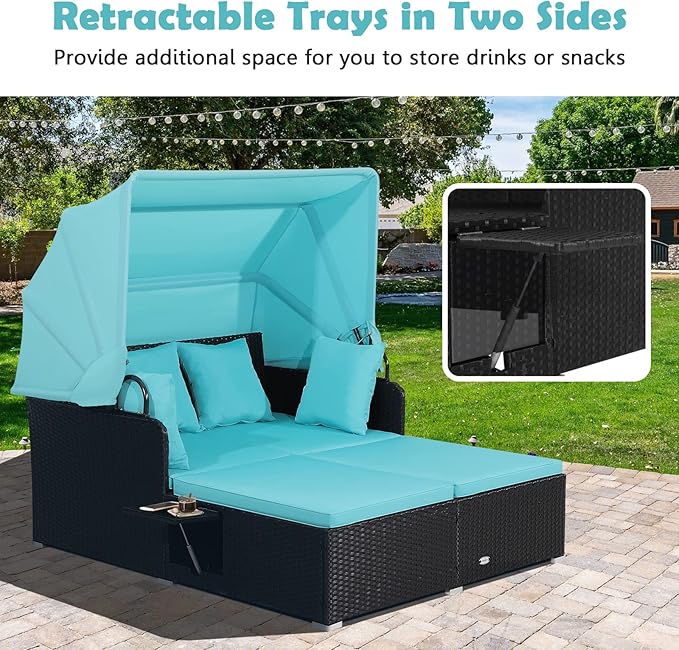 Salches Outdoor Daybed, Patio Daybed - Image 5