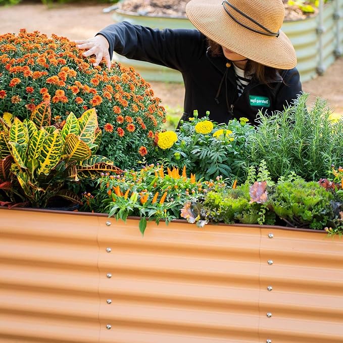 Vego garden Aluzinc Raised Garden Bed Kits, Terra Cotta - Image 9
