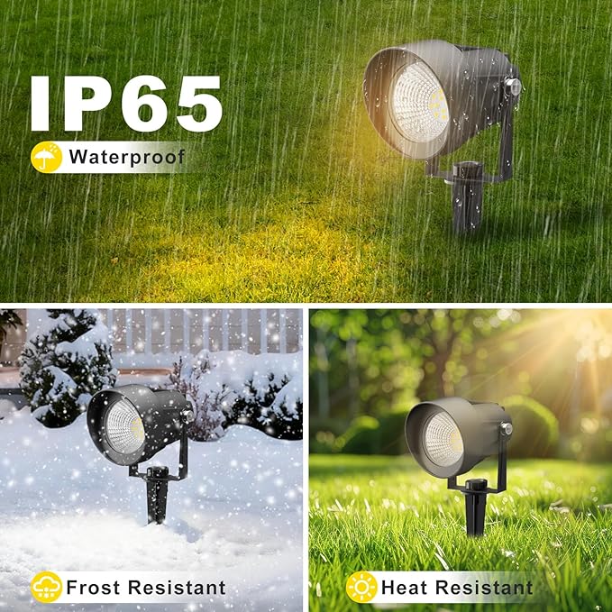 Landscape Spot Lights Outdoor, Dusk to Dawn Outdoor Lighting - Image 3