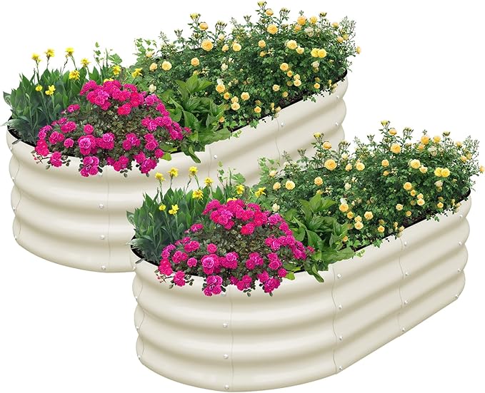 SnugNiture Galvanized Raised Garden Bed Outdoor by snugniture