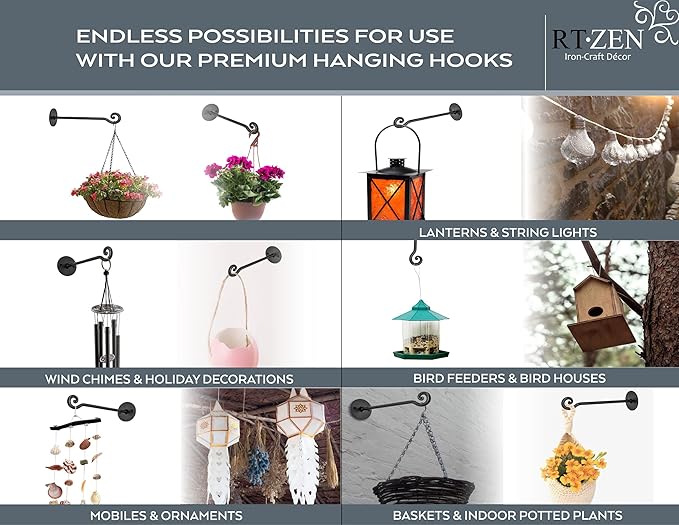 RTZEN Plant Hangers Indoor or Outdoor - Image 5