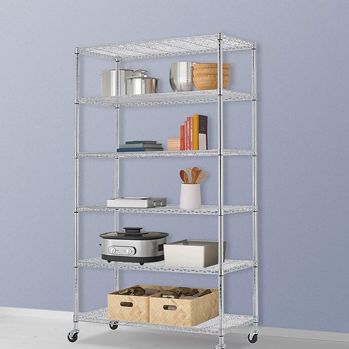 BestOffice | 6-Tier Wire Storage Shelves - Image 2