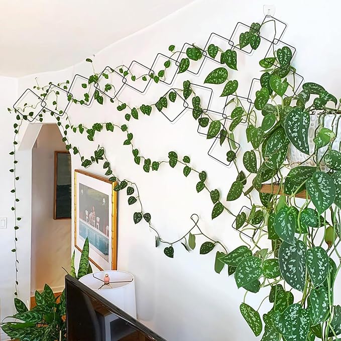 2 Pack 36pcs Chain Trellis for Climbing Plants Indoor & Outdoor, Garden Wall - Image 8