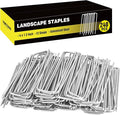 HongWay 240 Pack 4 Inch Landscape Staples, Garden Staples 12 Gauge Galvanized by HongWay