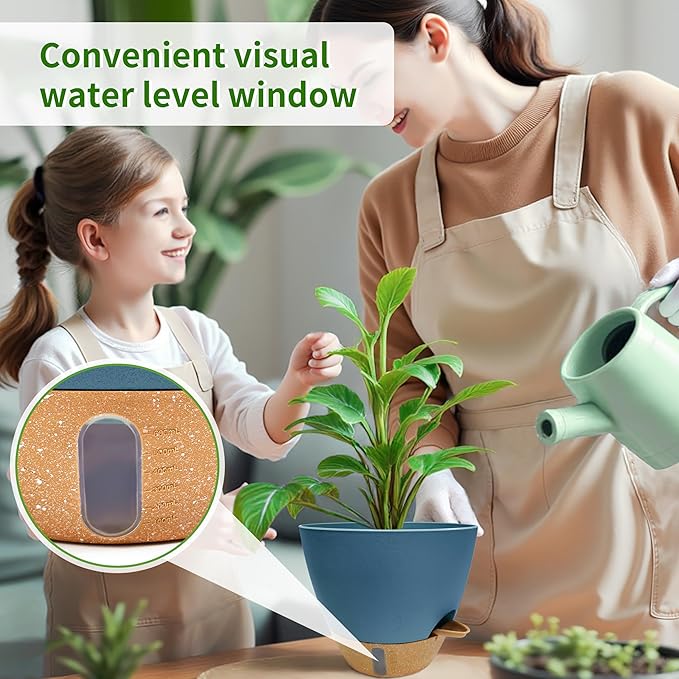 12/10/9/8 inch Self Watering Pots - Image 4