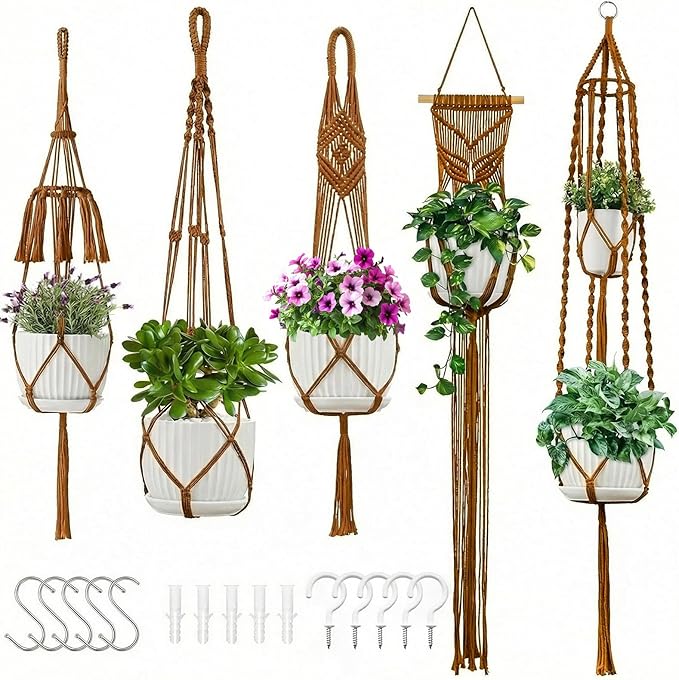 Macrame Plant Hangers by TAOZIM