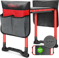 Garden Kneeler and Seat Heavy Duty, Upgraded Foldable Gardening Stool Widened by AZBestPro