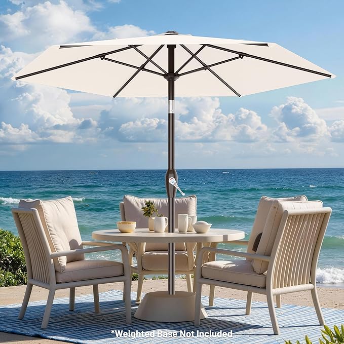 AreShark 7.5FT Patio Umbrella Table Market Umbrella - Image 4
